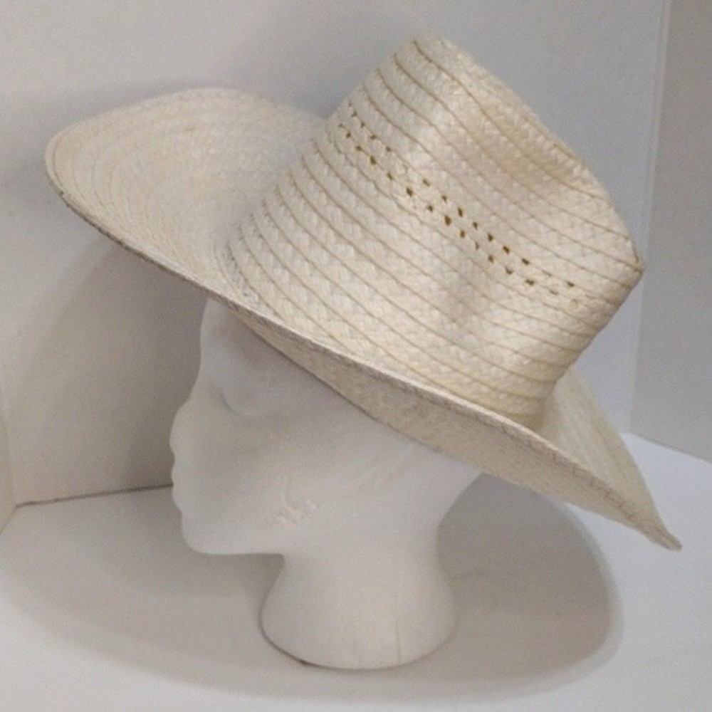 Women’s Wide Brim Straw Hat – Western Cowgirl Coastal Ranch Style